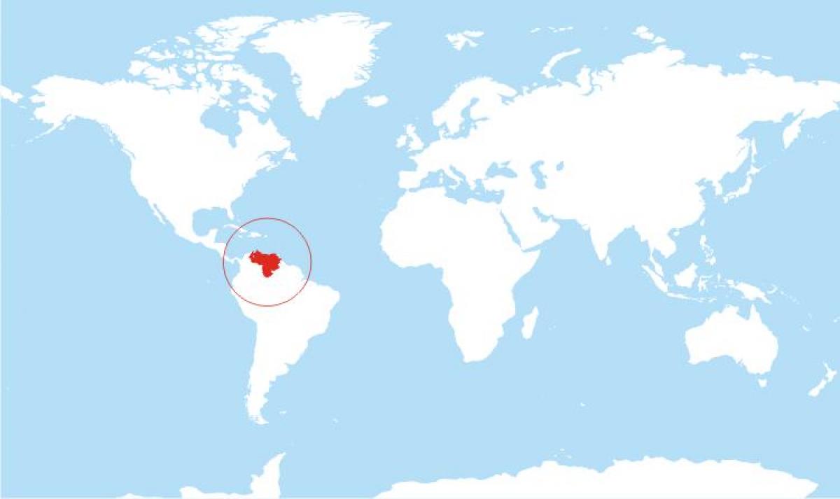 карта Венесуели місці на світі
