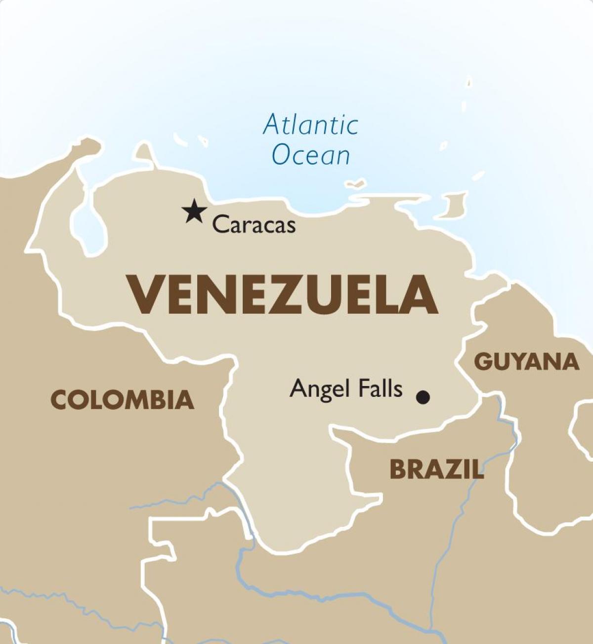 Венесуела карта столиці