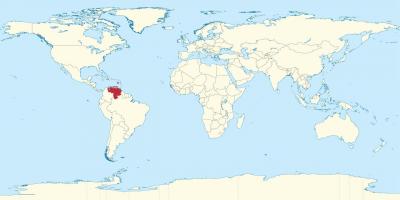 Венесуела на карті світу
