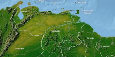 Карті географії Венесуела 