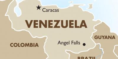 Венесуела карта столиці